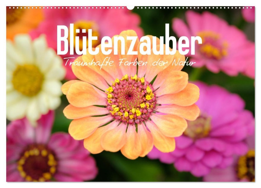 Blütenzauber - Traumhafte Farben der Natur (Wandkalender 2026 DIN A2 quer), CALVENDO Monatskalender - Benpx Media