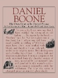 Cover-Bild zum Titel 'Daniel Boone: His Own Story' von 'Daniel Boone'