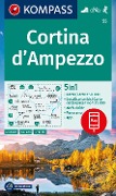 KOMPASS Wanderkarte 55 Cortina d'Ampezzo 1:50.000 - 