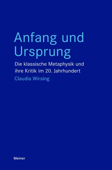 Anfang und Ursprung - Claudia Wirsing
