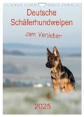 Deutsche Schäferhundwelpen zum Verlieben (Wandkalender 2025 DIN A4 hoch), CALVENDO Monatskalender - Petra Schiller