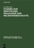 Cover-Bild zum Titel 'Studien zur semitischen Philologie und Religionsgeschichte' von ''
