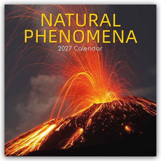 Natural Phenomena - Naturphänomene 2027 - 16-Monatskalender - Gifted Stationery Co. Ltd