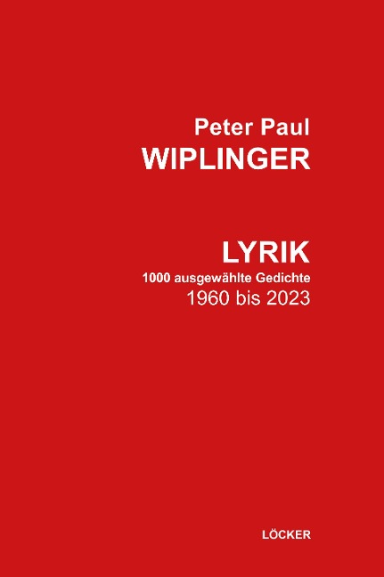 Lyrik - Peter Paul Wiplinger