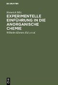 Cover-Bild zum Titel 'Experimentelle Einführung in die anorganische Chemie' von 'Heinrich Biltz'
