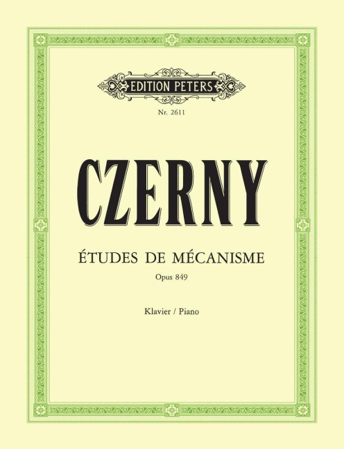 Études de Mécanisme op. 849 - Carl Czerny