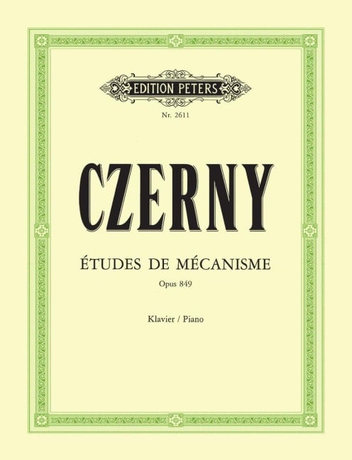 Études de Mécanisme op. 849 - Carl Czerny