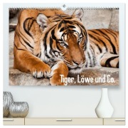 Cover-Bild zum Titel 'Tiger, Löwe und Co. (hochwertiger Premium Wandkalender 2026 DIN A2 quer), Kunstdruck in Hochglanz' von 'Sylke Enderlein - Bethari Bengals'