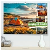 Cover-Bild zum Titel 'Camping mit dem Zelt (hochwertiger Premium Wandkalender 2026 DIN A2 quer), Kunstdruck in Hochglanz' von 'Steffen Gierok-Latniak'