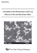 Cover-Bild zum Titel 'Correlation of the Microstructure and Creep Behavior of Die-cast Mg-Al-base Alloys' von ''