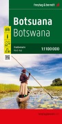 Cover-Bild zum Titel 'Botsuana, Straßenkarte 1:1.100.000, freytag & berndt' von ''