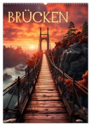 Cover-Bild zum Titel 'Brücken (Wandkalender 2026 DIN A2 hoch), CALVENDO Monatskalender' von 'Cathrin Illgen'
