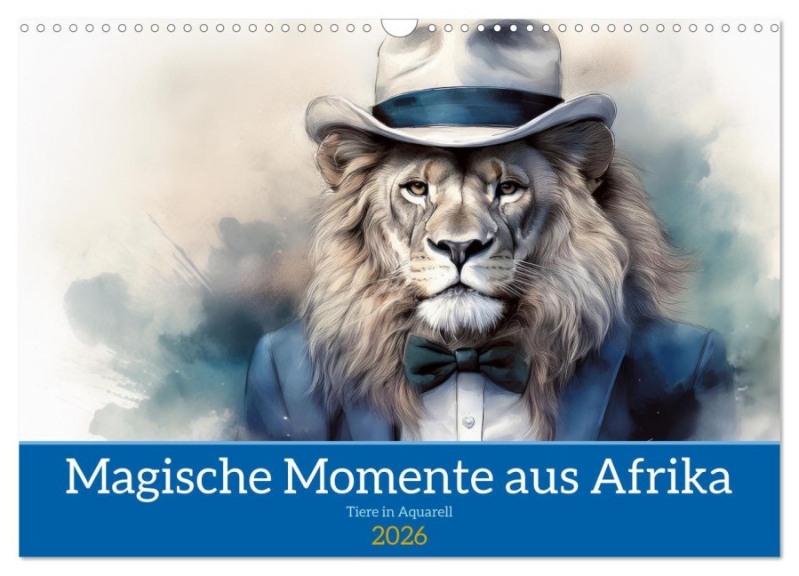 Magische Momente aus Afrika (Wandkalender 2026 DIN A3 quer), CALVENDO Monatskalender - Elske Strecker