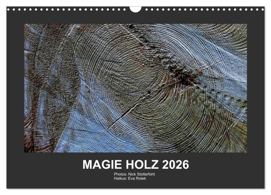 MAGIE HOLZ 2026 (Wandkalender 2026 DIN A3 quer), CALVENDO Monatskalender - Nikolaus Stolterfoht