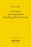 Cover-Bild zum Titel 'Governance im europäischen Forschungsförderverbund' von 'Arne Pilniok'
