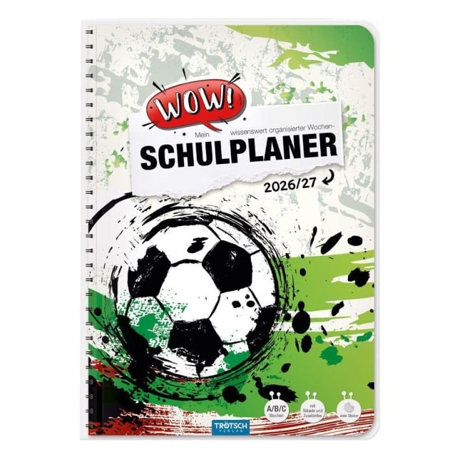 TRÖTSCH - Schulplaner WOW Fußball 26/27 - 