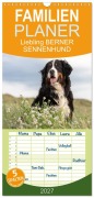 Cover-Bild zum Titel 'Familienplaner 2027 - Liebling BERNER SENNENHUND mit 5 Spalten (Wandkalender, 21 x 45 cm) CALVENDO' von 'Www. Tierpfoto. de Mirsberger'