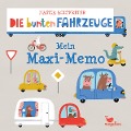 Cover-Bild zum Titel 'Die bunten Fahrzeuge - Mein Maxi-Memo' von ''