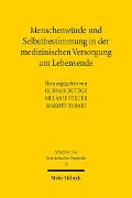 Cover-Bild zum Titel 'Menschenwürde und Selbstbestimmung in der medizinischen Versorgung am Lebensende' von ''