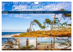Cover-Bild zum Titel 'Darßer Weststrand - Fischland Darß Zingst (Wandkalender 2026 DIN A4 quer), CALVENDO Monatskalender' von 'Holger Felix'