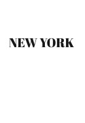 Cover-Bild zum Titel 'New York Hardcover White Decorative Book for Decorating Shelves, Coffee Tables, Home Decor, Stylish World Fashion Cities Design' von 'Murre Book Decor'