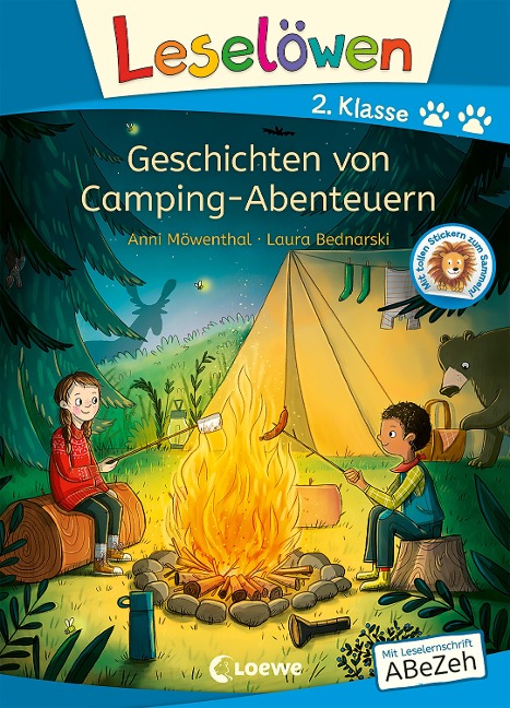Leselöwen 2. Klasse - Geschichten von Camping-Abenteuern - Anni Möwenthal