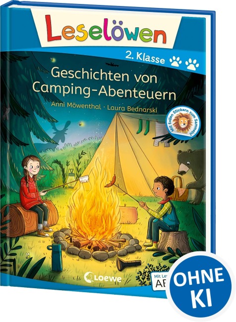 Leselöwen 2. Klasse - Geschichten von Camping-Abenteuern - Anni Möwenthal