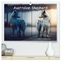Australian Shepherd - Vielfalt in einer Rasse (hochwertiger Premium Wandkalender 2024 DIN A2 quer), Kunstdruck in Hochglanz - Sabrina Wobith Photography