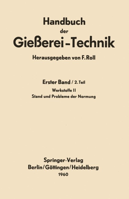 Handbuch der Gießerei-Technik - 