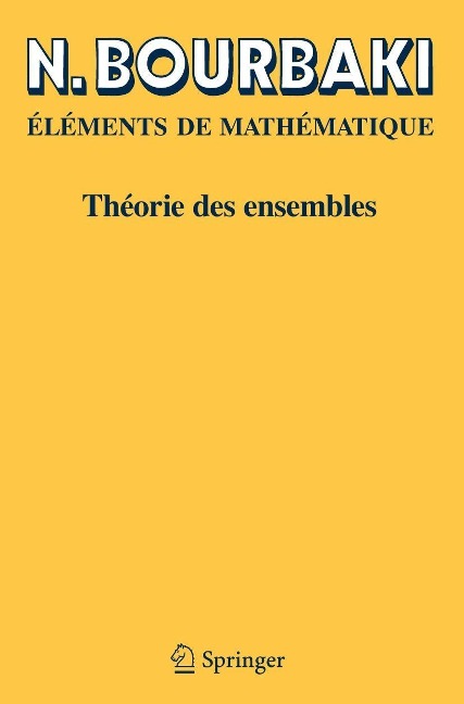 Théorie des ensembles - N. Bourbaki
