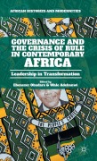 Cover-Bild zum Titel 'Governance and the Crisis of Rule in Contemporary Africa' von ''