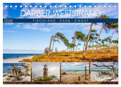 Cover-Bild zum Titel 'Darßer Weststrand - Fischland Darß Zingst (Tischkalender 2026 DIN A5 quer), CALVENDO Monatskalender' von 'Holger Felix'