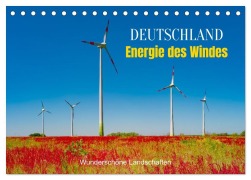 Cover-Bild zum Titel 'Deutschland, Energie des Windes: wunderschöne Landschaften (Tischkalender 2026 DIN A5 quer), CALVENDO Monatskalender' von 'Oleg Senkov'