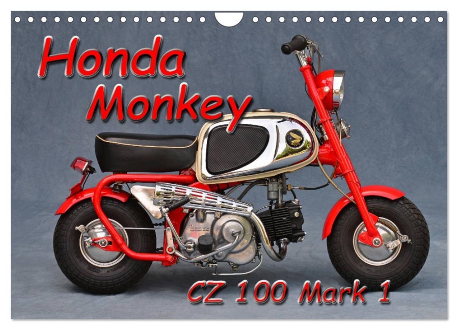 Honda Monkey CZ Mark 1 (Wandkalender 2026 DIN A4 quer), CALVENDO Monatskalender - Ingo Laue