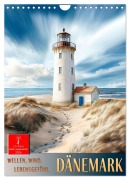 Cover-Bild zum Titel 'Dänemark - Wellen, Wind, Lebensgefühl (Wandkalender 2026 DIN A4 hoch), CALVENDO Monatskalender' von 'Peter Roder'