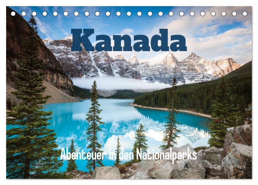 Kanada - Abenteuer in den Nationalparks (Tischkalender 2026 DIN A5 quer), CALVENDO Monatskalender - Matteo Colombo