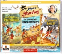 Cover-Bild zum Titel 'CD-Hörspiel: Käpt'n Sharky - Die zweite Piratenbox (3 CDs)' von 'Jutta Langreuter, Jeremy Langreuter'