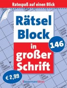 Cover-Bild zum Titel 'Rätselblock in großer Schrift 146 (5 Exemplare à 2,99 EUR)' von 'Eberhard Krüger'