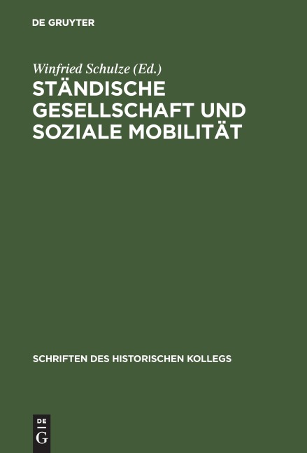 Ständische Gesellschaft und Soziale Mobilität - 