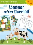 Cover-Bild zum Titel 'Mein lustiger Rätselspaß - Abenteuer auf dem Bauernhof' von ''