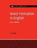 Cover-Bild zum Titel 'Word-Formation in English' von 'Ingo Plag'
