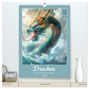 Cover-Bild zum Titel 'Drachen - Im Fantasieland gesichtet (hochwertiger Premium Wandkalender 2026 DIN A2 hoch), Kunstdruck in Hochglanz' von 'Liselotte Brunner-Klaus'