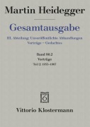 Cover-Bild zum Titel 'Vorträge' von 'Martin Heidegger'