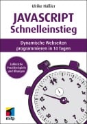 Cover-Bild zum Titel 'JavaScript Schnelleinstieg' von 'Ulrike Häßler'