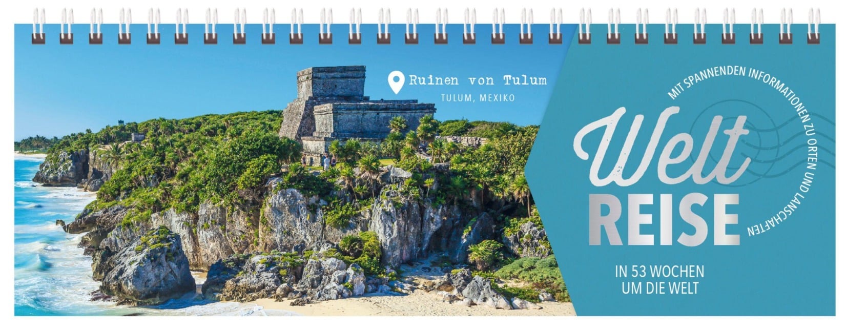 Tischquerkalender Weltreise 2027 - 