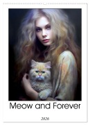 Meow and Forever (Wall Calendar 2026 DIN A2 portrait), CALVENDO 12 Month Wall Calendar - Justyna Jaszke JBJart