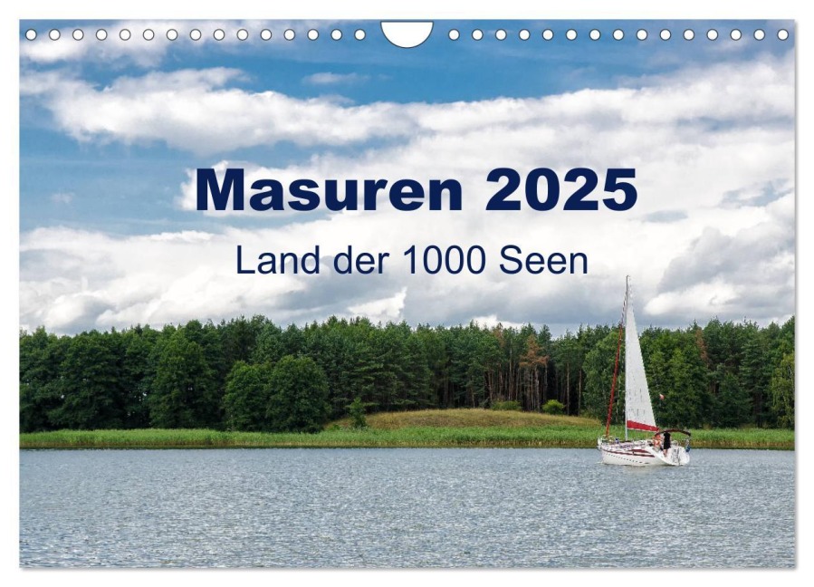 Masuren 2025 - Land der 1000 Seen (Wandkalender 2025 DIN A4 quer), CALVENDO Monatskalender - Oliver Nowak