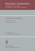 Cover-Bild zum Titel 'Programmiersprachen' von ''