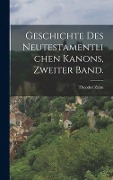 Cover-Bild zum Titel 'Geschichte des Neutestamentlichen Kanons, Zweiter Band.' von 'Theodor Zahn'