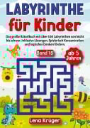 Cover-Bild zum Titel 'Labyrinthe für Kinder ab 5 Jahren - Band 18' von 'Lena Krüger'